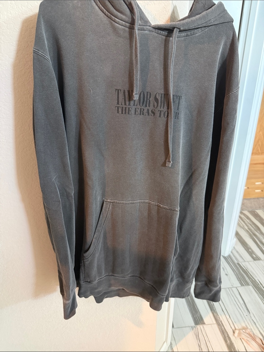 Taylor Swift Gray The Eras Tour Pullover Hoodie